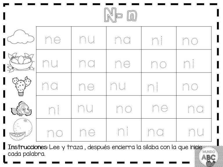 Fabulosas actividades de sílabas simples para preescolar y primer grado ...