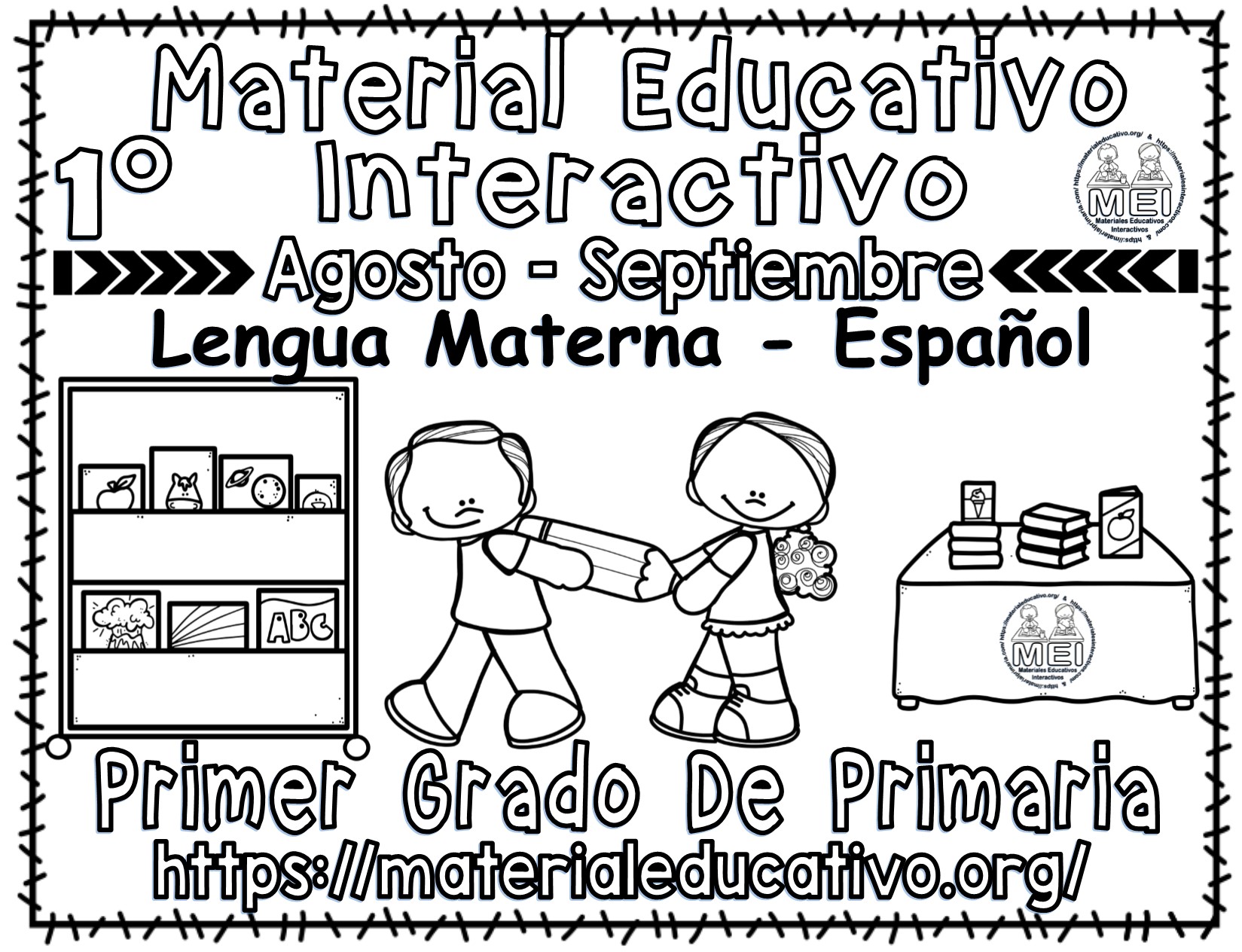 Material interactivo del primer grado de lengua materna español del mes de  agosto y septiembre para el ciclo escolar 2019 - 2020 | Material Educativo