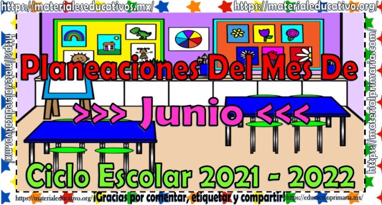 Planeaciones de todos los grados de primaria del mes de junio del ciclo ...