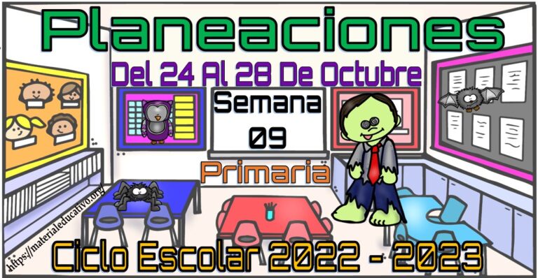 Planeaciones de todos los grados de primaria de la semana 09 del 24 al ...