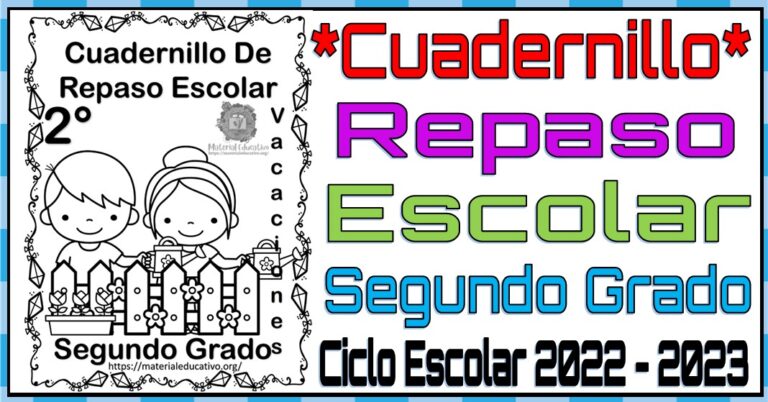 Cuadernillo de repaso para vacaciones del segundo grado de primaria del ...