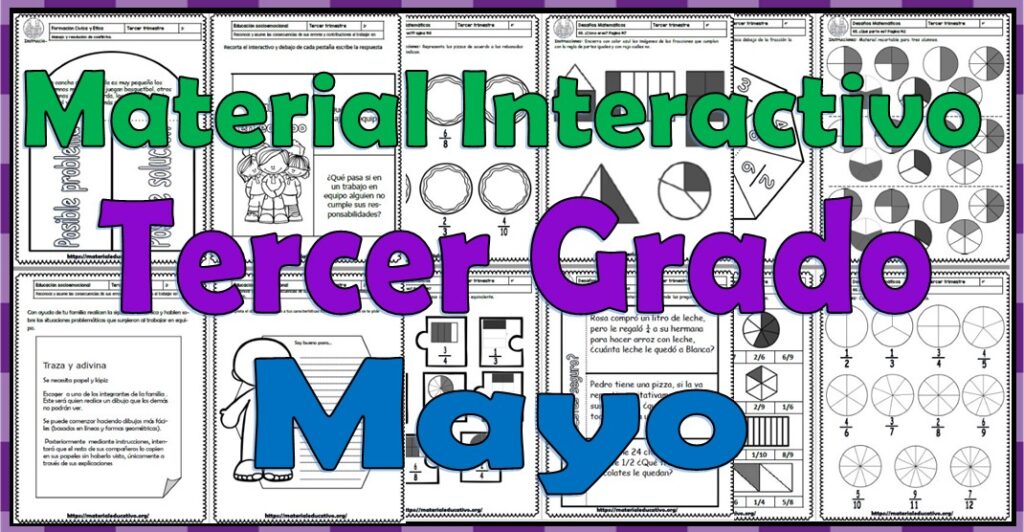 Material interactivo didáctico del tercer grado de primaria del mes de ...