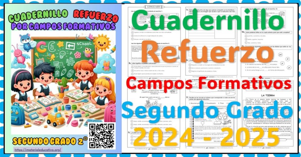 Cuadernillo de refuerzo escolar por campos formativos del segundo grado ...