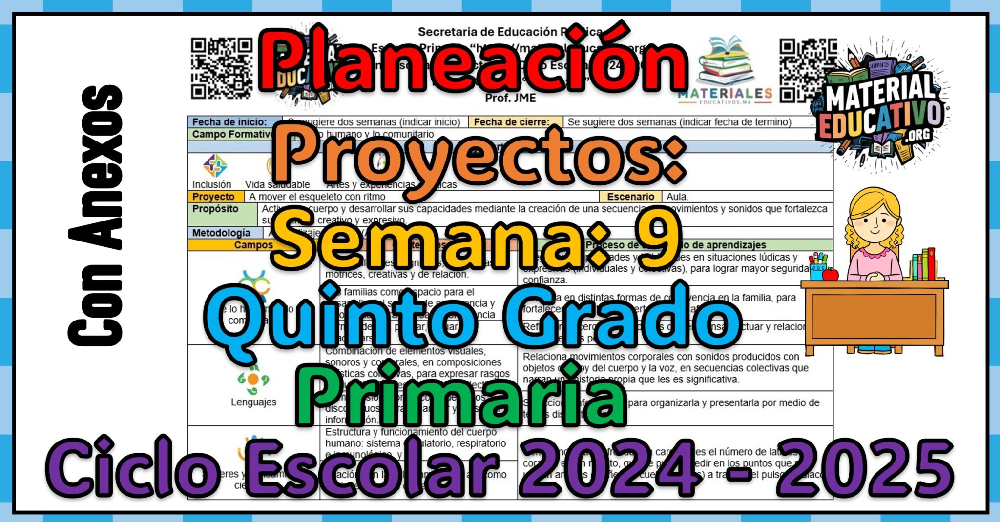 Planeación didáctica por proyectos del quinto grado de primaria semana ...