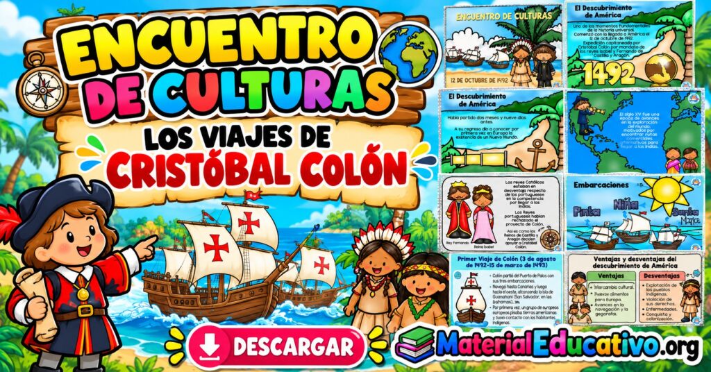 Encuentro de culturas los viajes de Cristóbal Colón